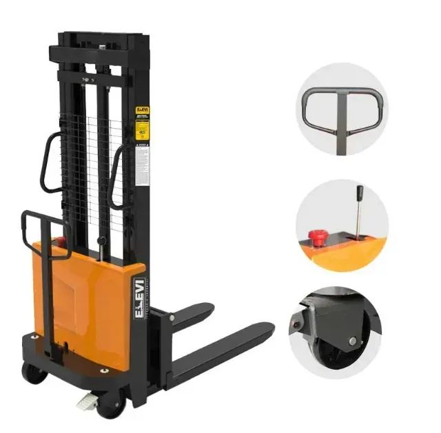 Empilhadeira Semi-Elétrica 1.5T 3.5m de Elevação - Foto 3