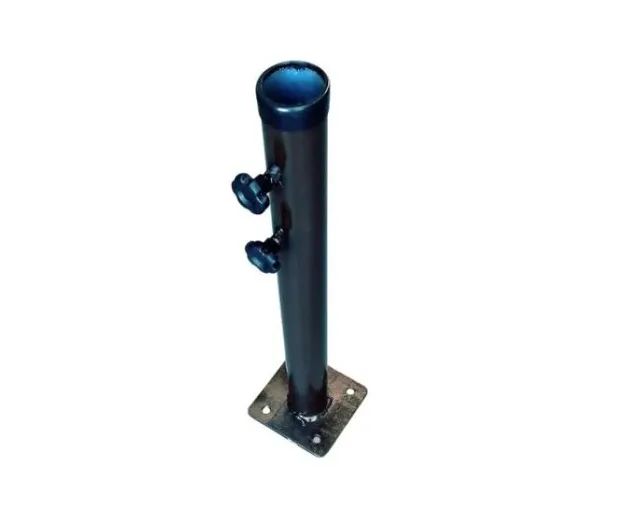Base De Aço Fixa Para Guarda Sol E Ombrelone Haste Até 48mm - Foto 4