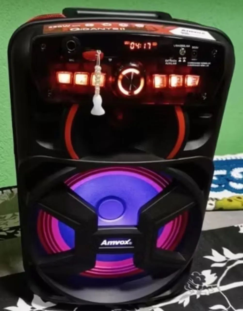 Caixa de Som Bluetooth Amvox com LED - Potente e com ótima qualidade de som - Foto 3
