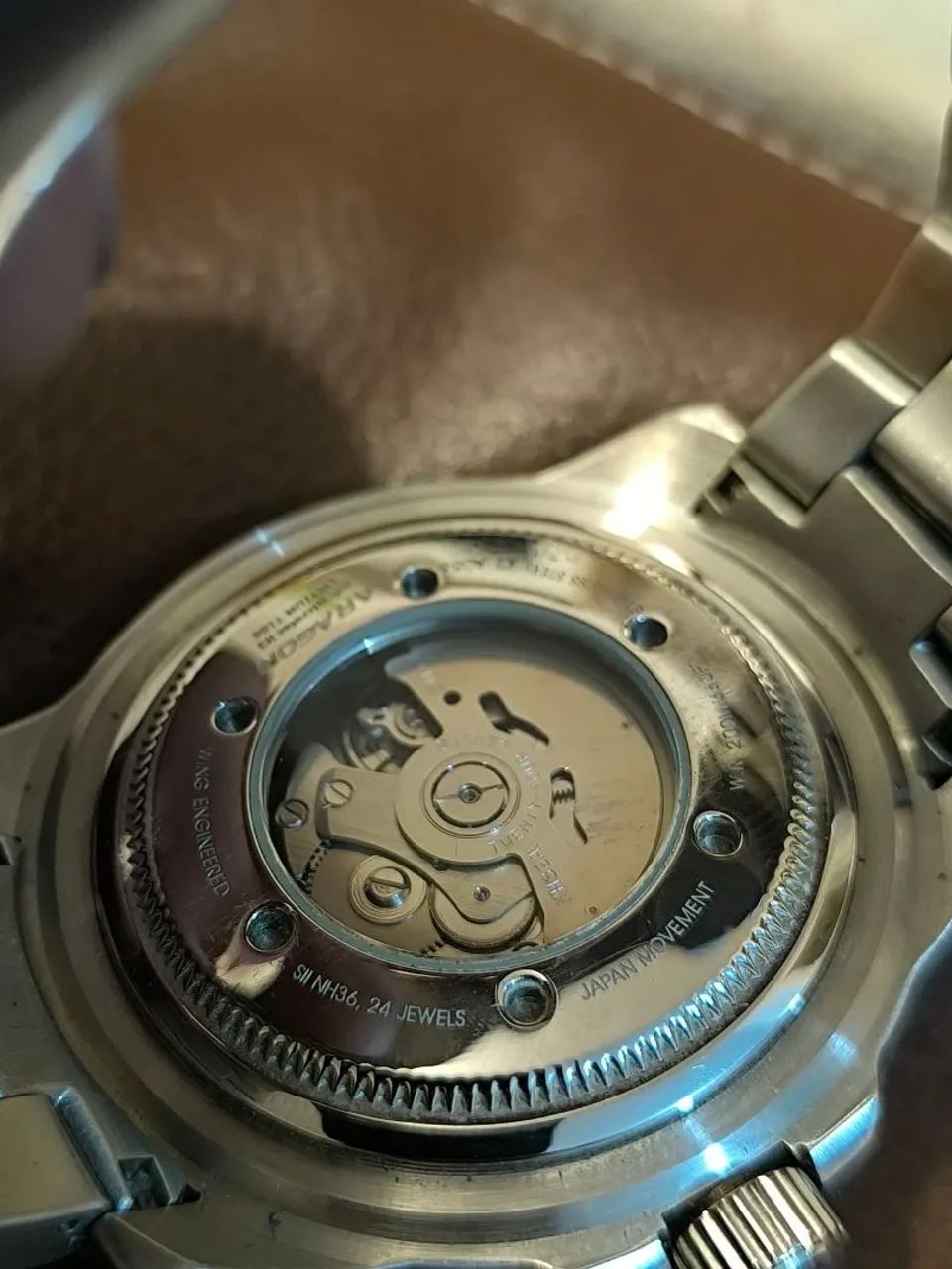 Relógio Aragon Divemaster T100 Automático - Azul | 200m | Trítio T100 - Foto 4
