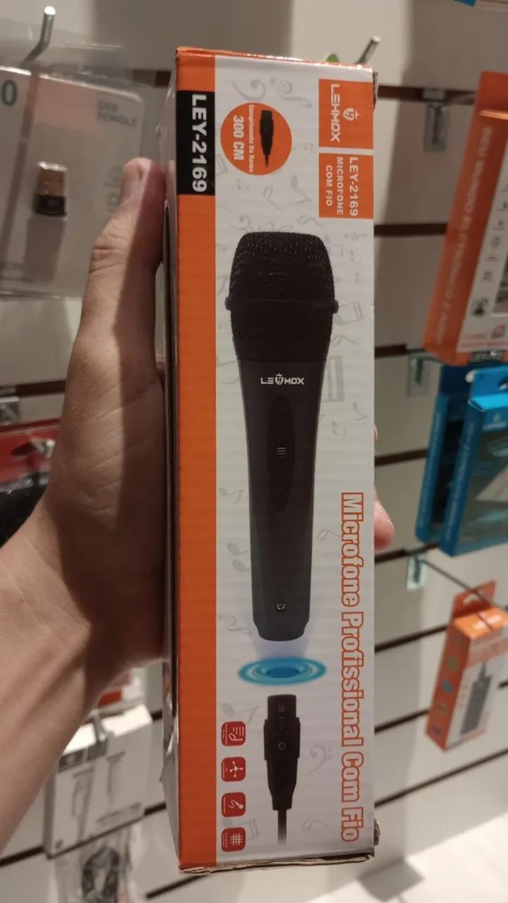 Microfone com fio LEY-2169 - Foto 2