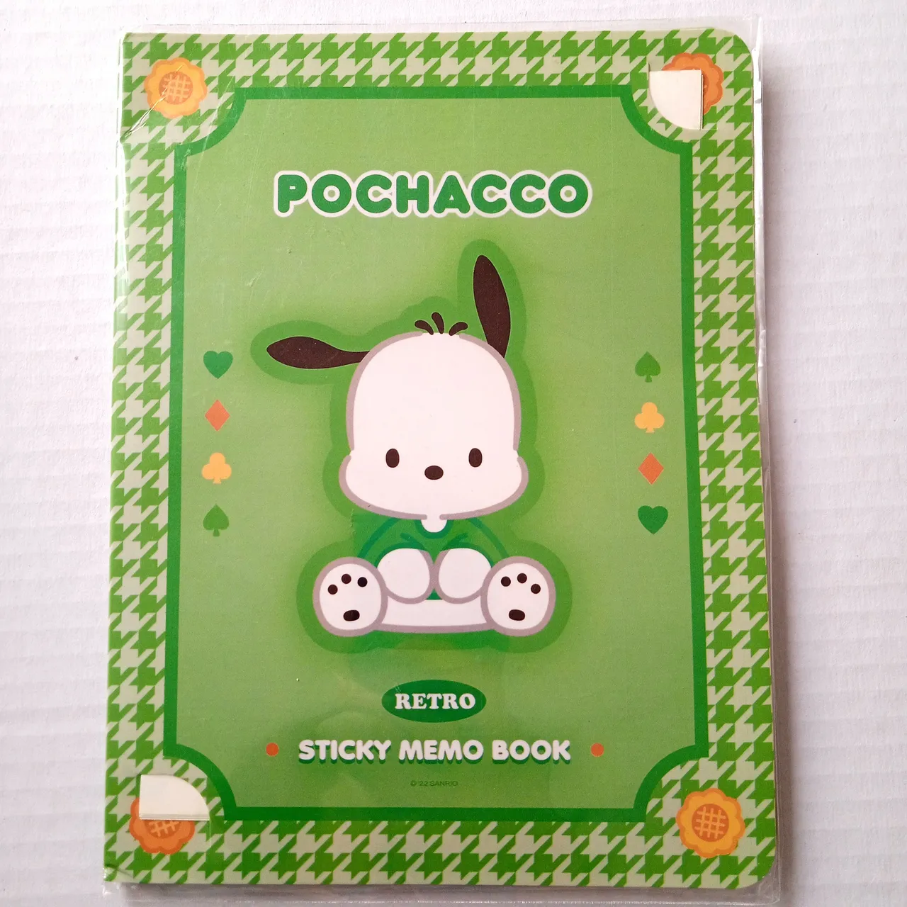 Kit Sanrio Pochacco com 4 papéis de carta + 330 notinhas