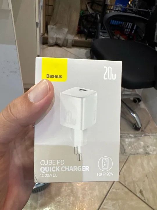 Carregador Rápido Baseus Cube PD 20W