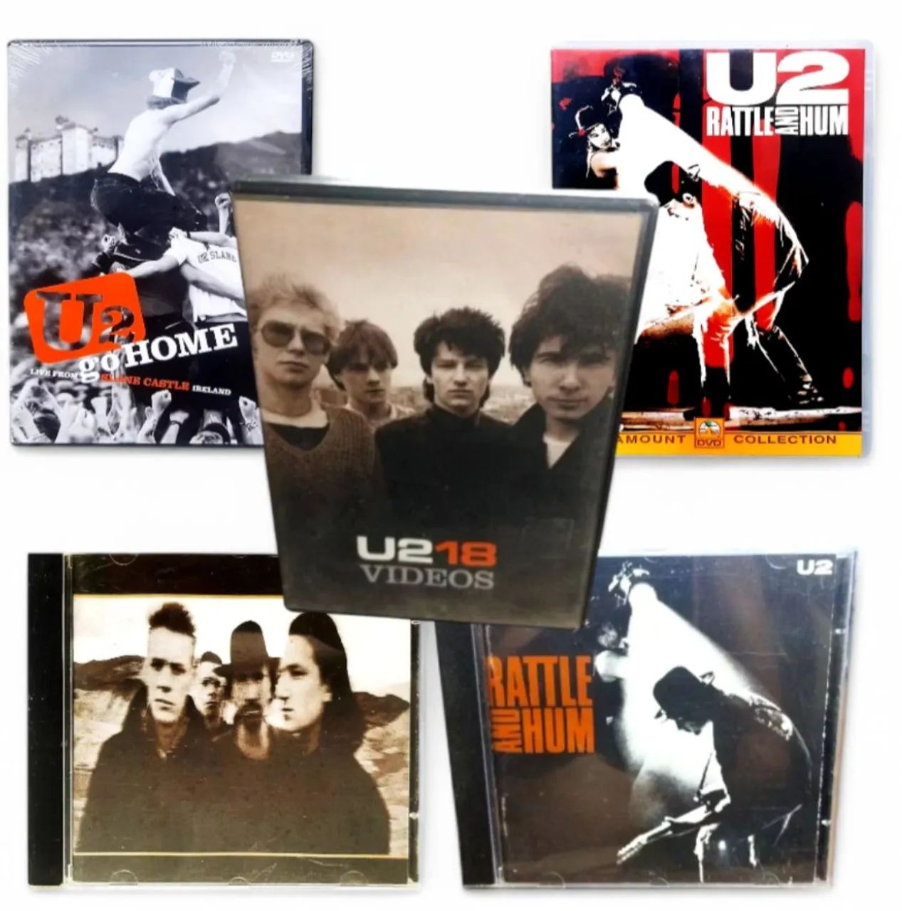 Dvds + Cds U2 - Banda pop dos anos 80