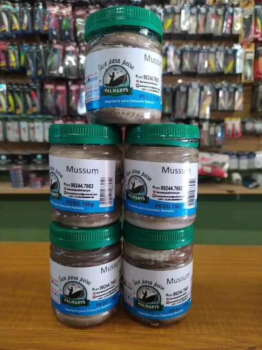 Isca Natural para Pesca Mussum - ESGOTADO 