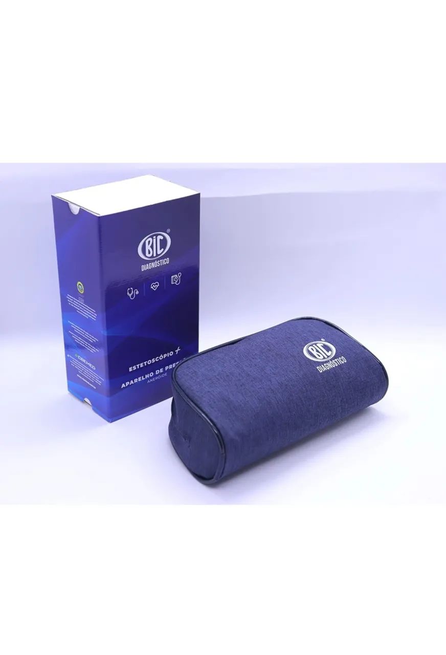 Estetoscópio + Aparelho de Pressão Aneróide Bic Diagnóstico + Oxímetro 