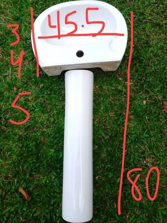 Cuba para banheiro com coluna  - Foto 2