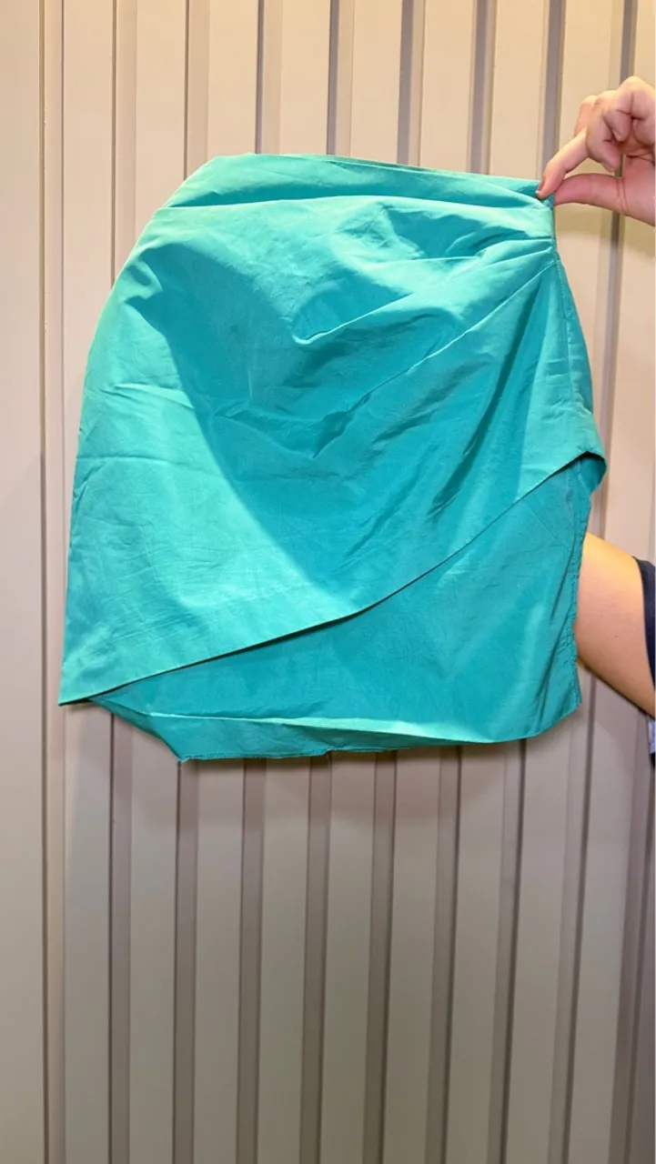 Saia Jeans Azul Claro Zara