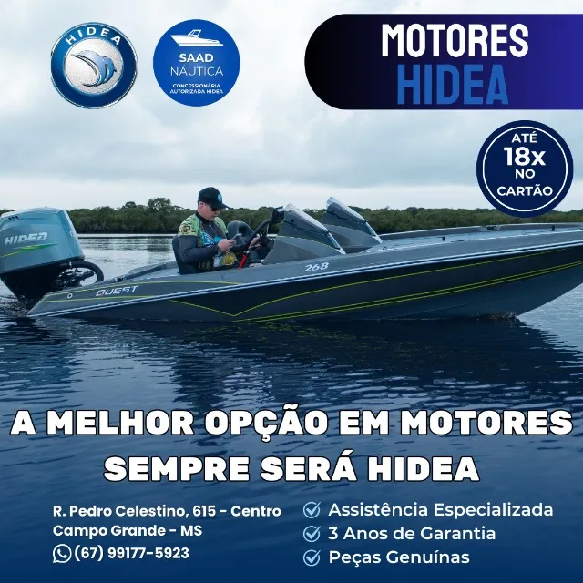 Motor de Popa Kit Barco + Carreta + Motor de Popa de 15 - ZERO KM só 26.900