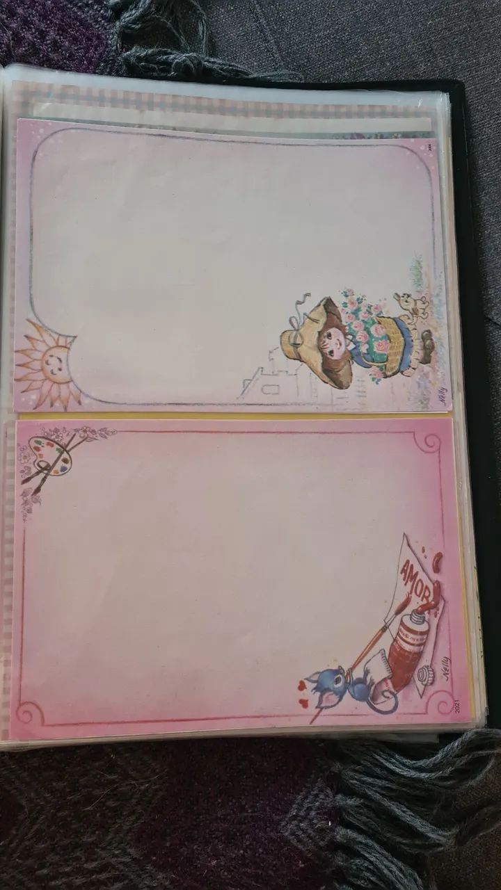 Lote 3 - papel carta anos 80 - Foto 5