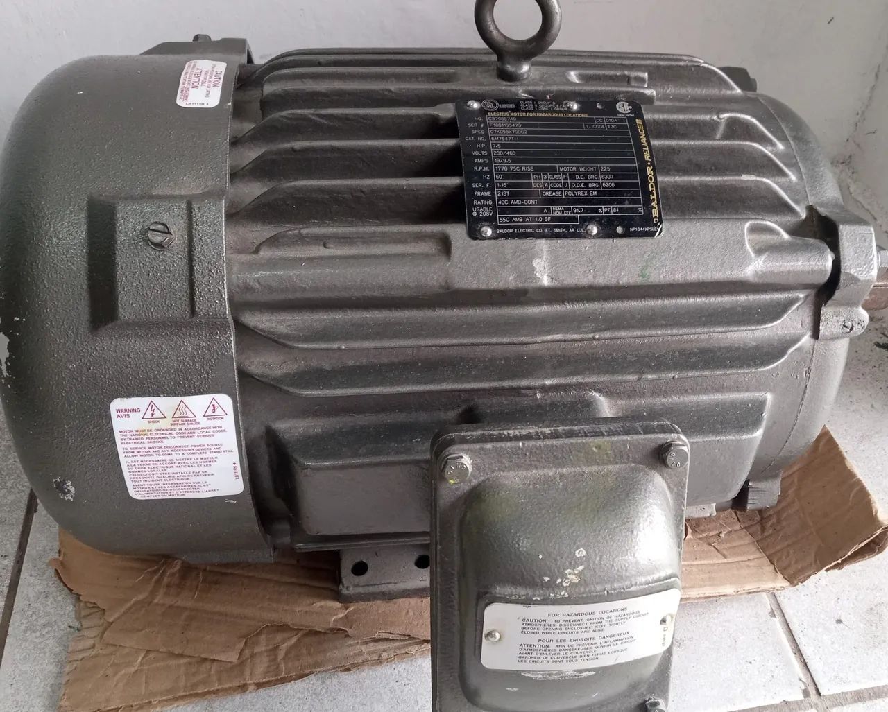 Motor Weg Trifásico 7.5CV 4 Po