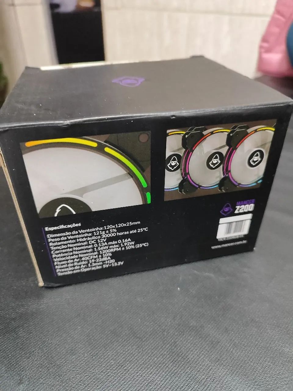 Ventoinhas Mancer Z200 RGB para PC caso entregue devolvo a grana, estão funcionando ok  - Foto 3