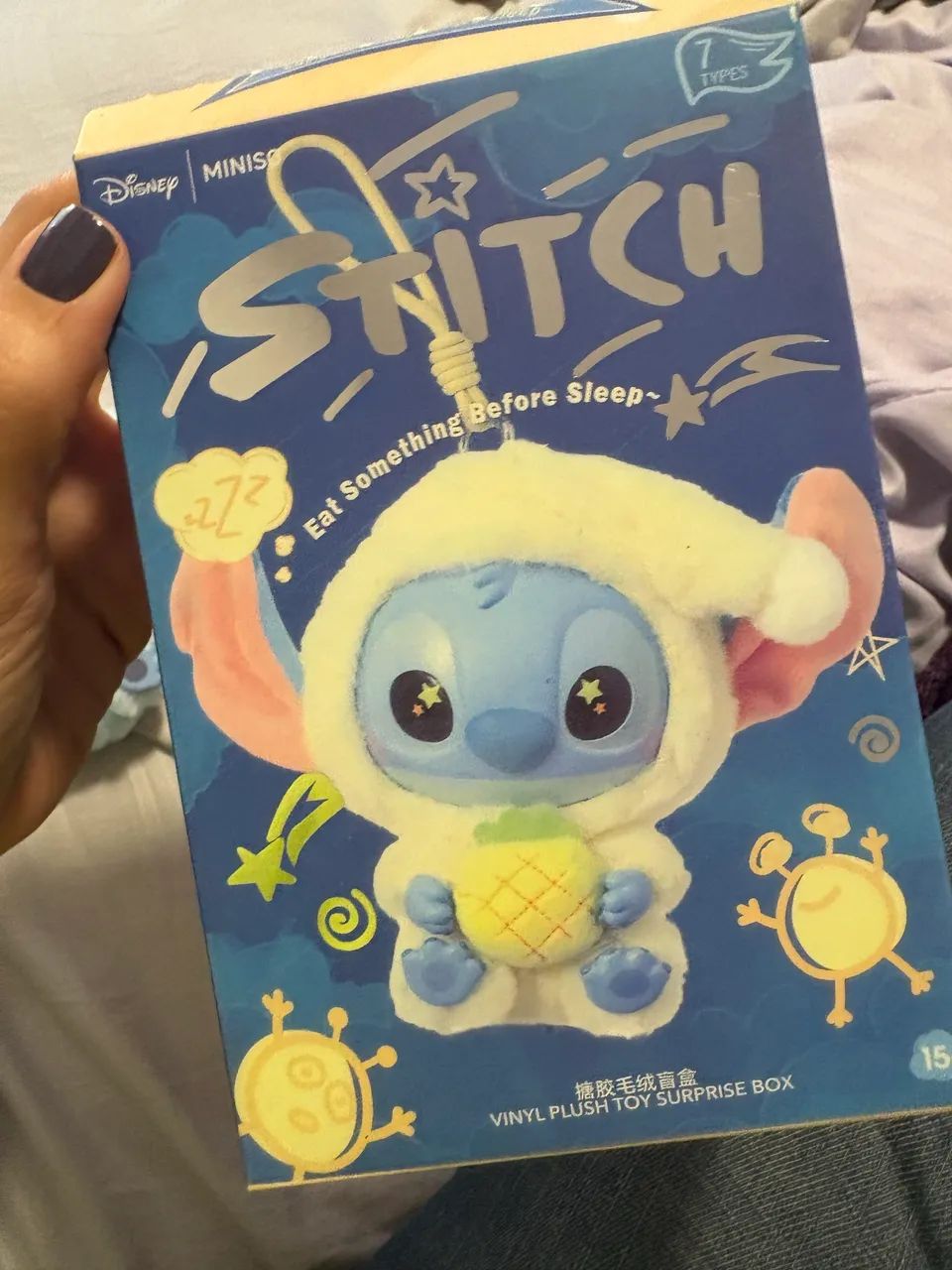 Chaveiro Stitch - Estilo Labubu - Foto 5