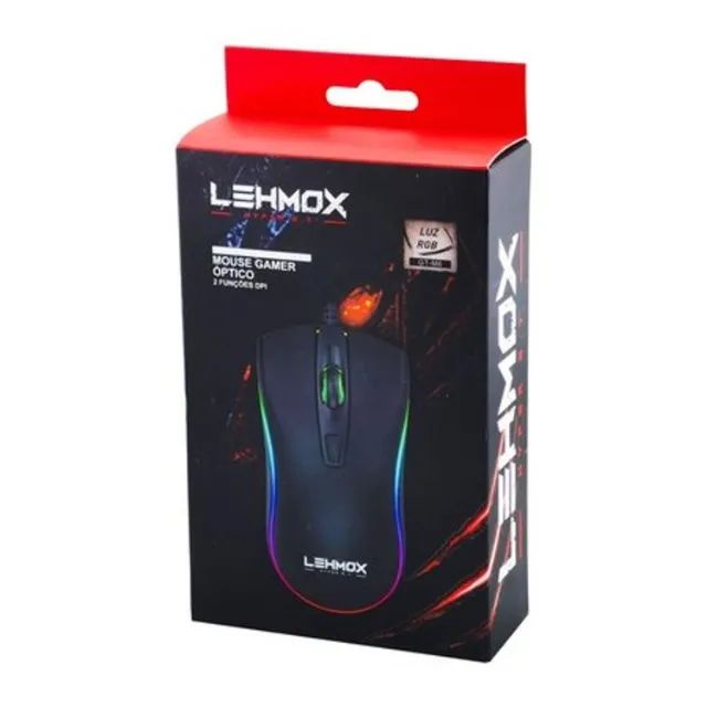 Mouse Gamer Lehmox Gt-M6 1200DPI - WZetta - Foto 5