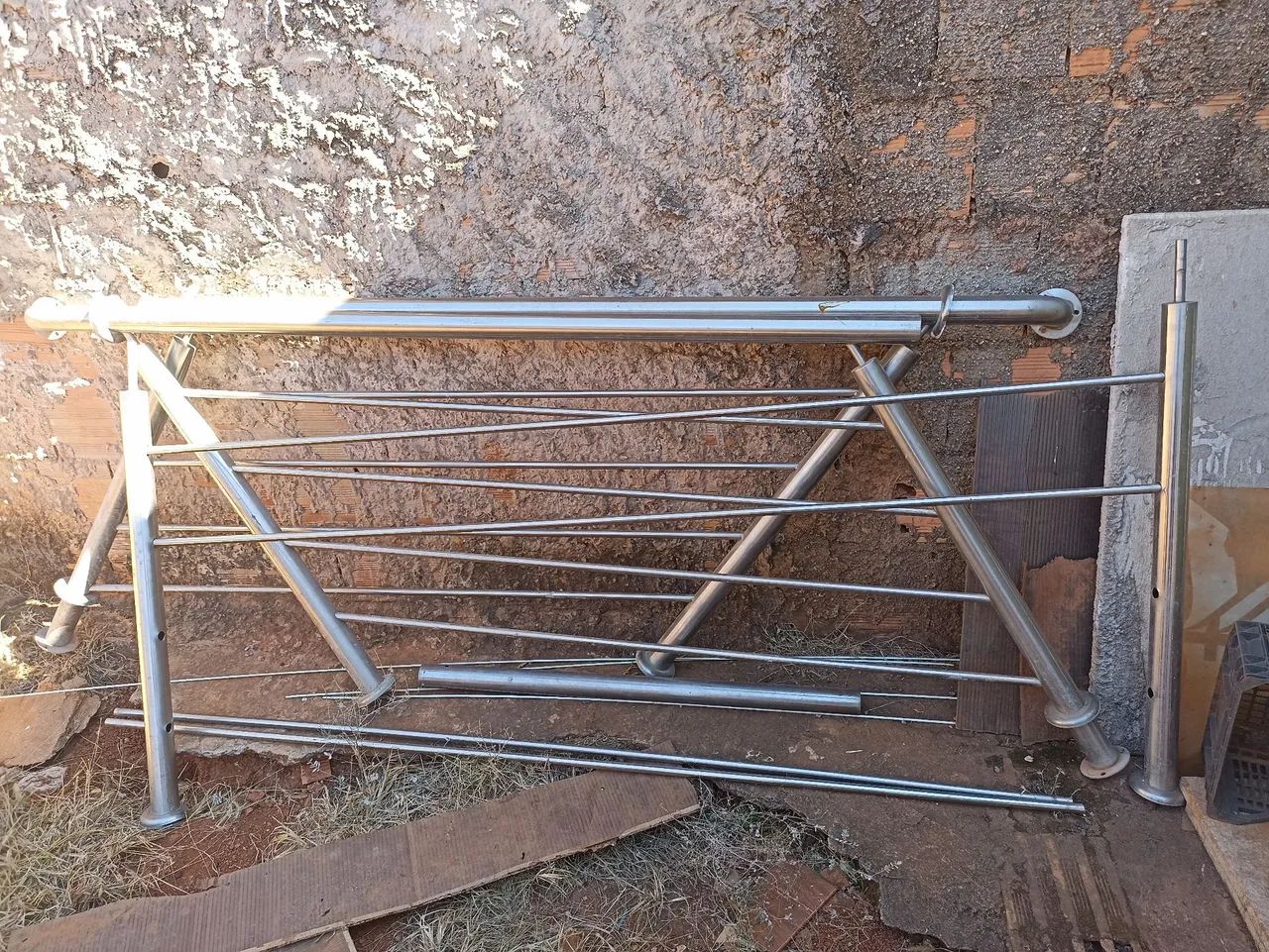 Guarda-Corpo em Aço Inox para Escadas 