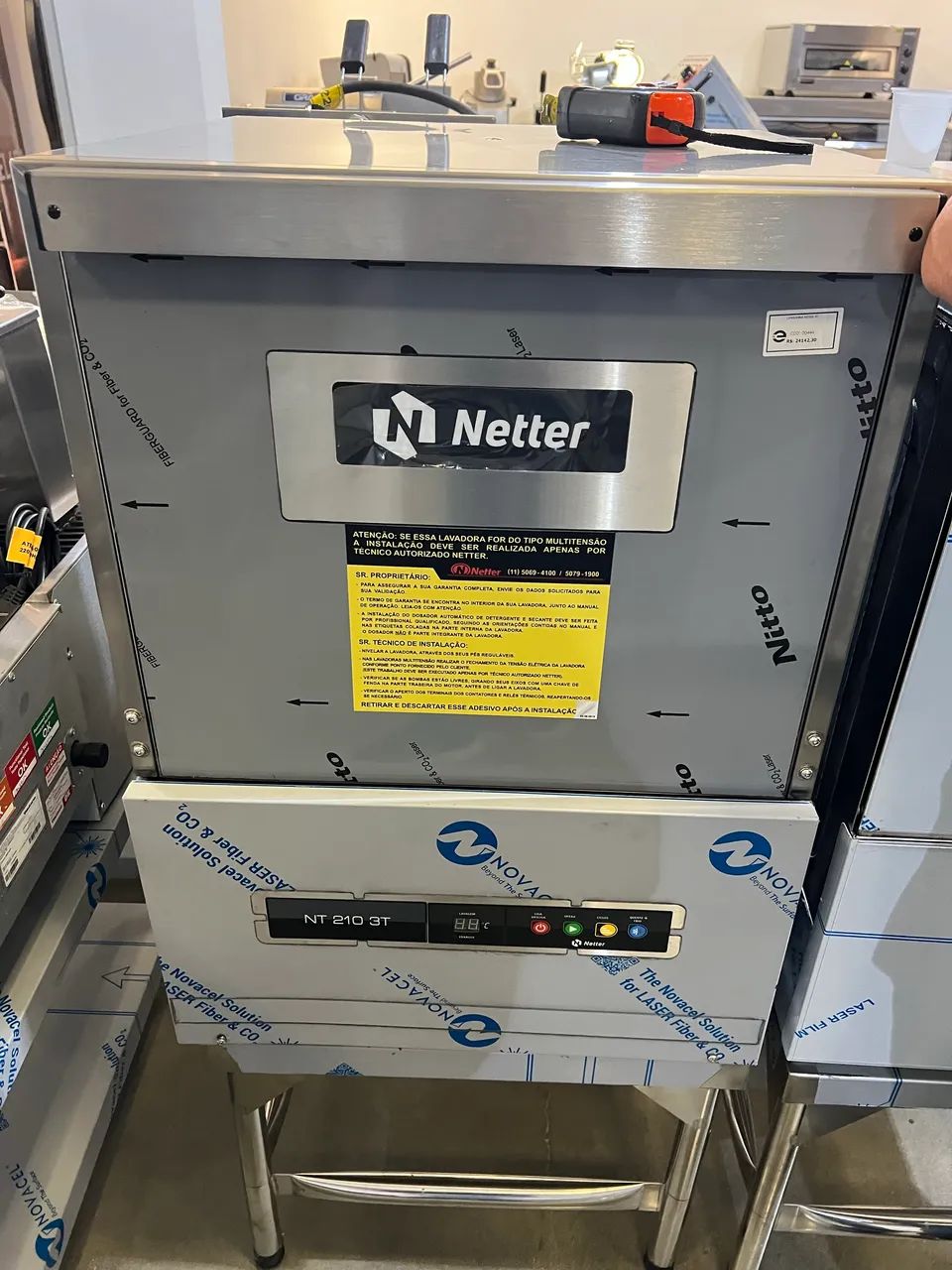 Máquina de lavar louça industrial Netter Nt210 nova pronta entrega 