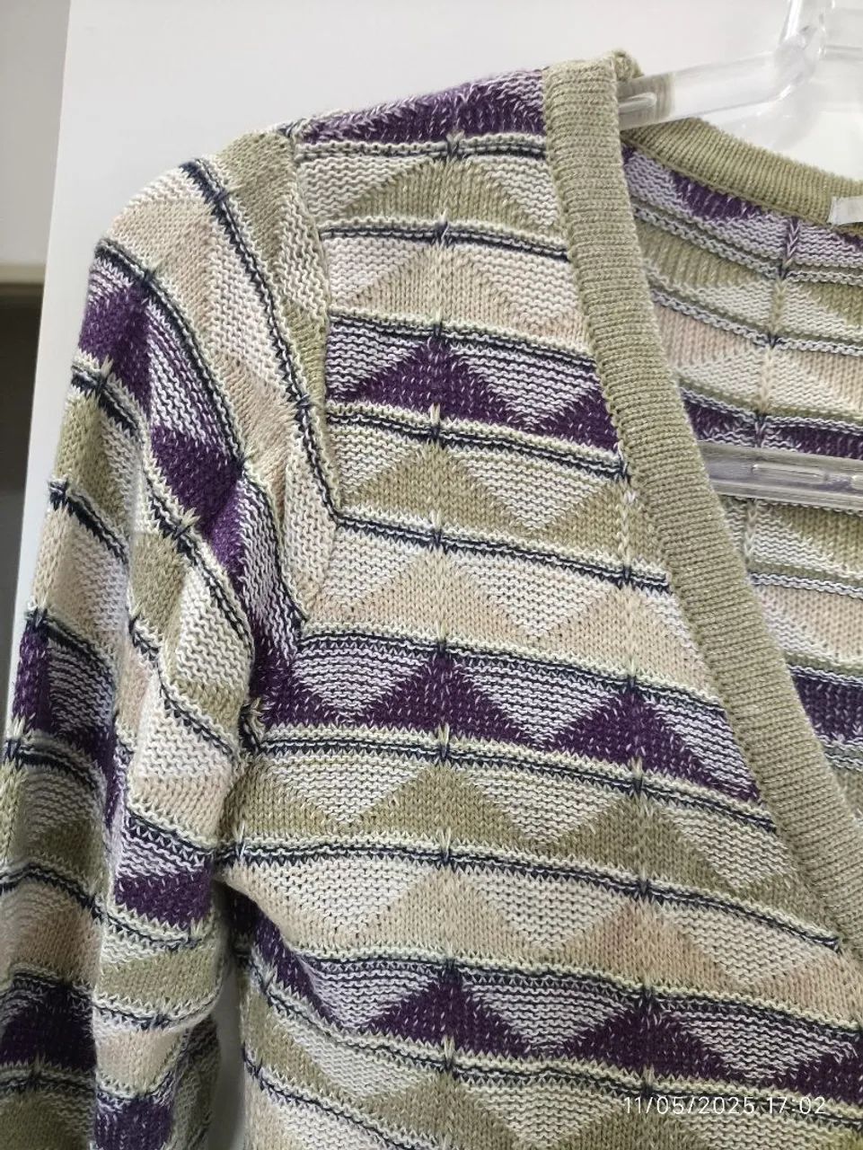 Cardigan listrado com botões siberian - Foto 4