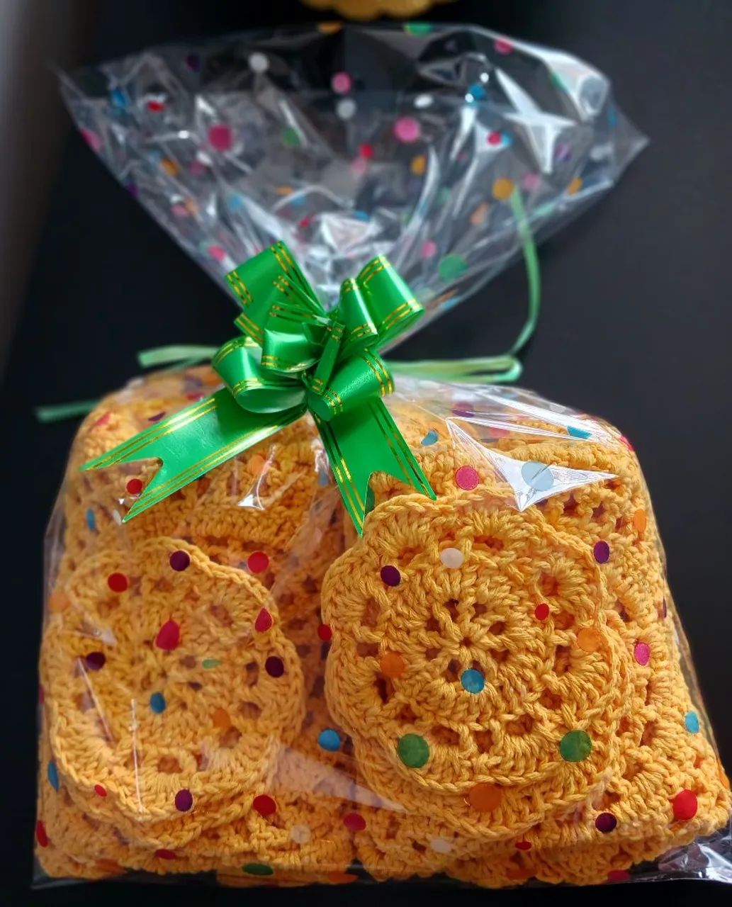 Kit suplats de crochê para mesa ou decoração sobre os móveis  - Foto 4