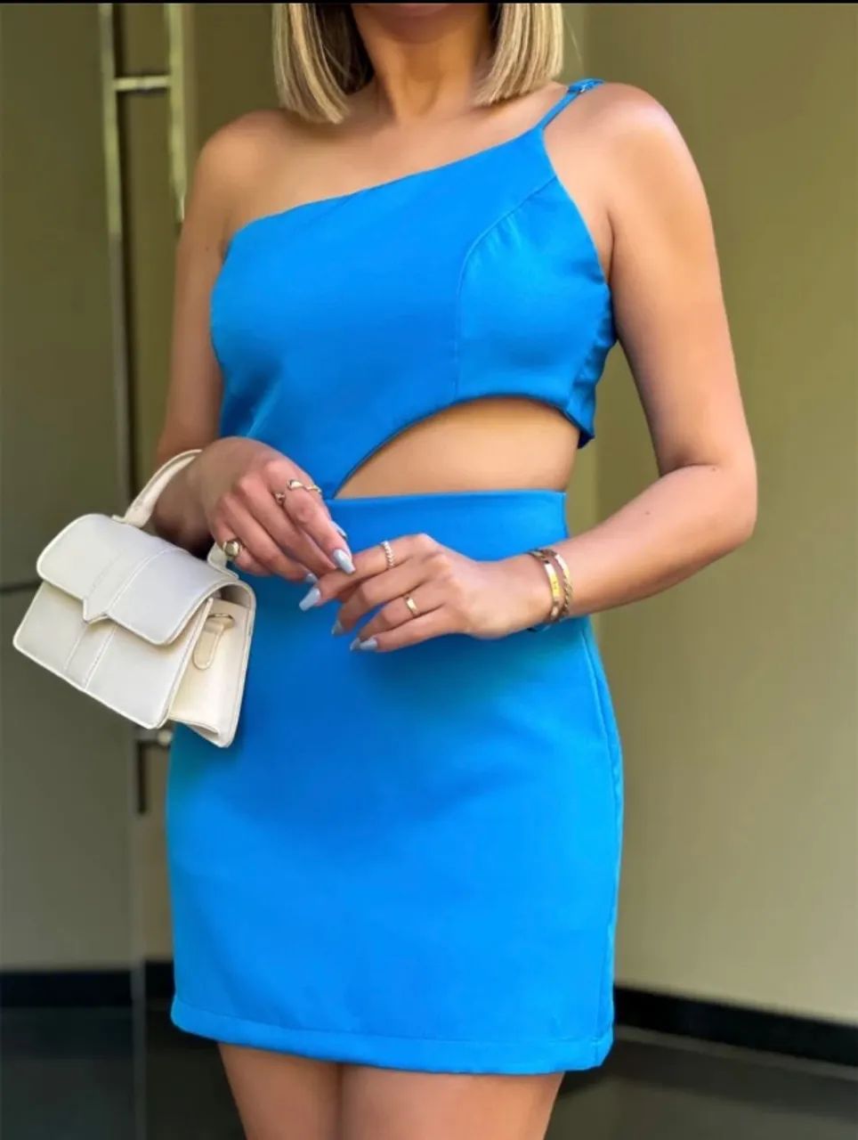 Vestido casual azul - Foto 2