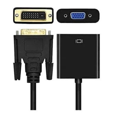 Cabo Adaptador Dvi Para Vga 1080p Cabo Dvi Para Vga  - Foto 2