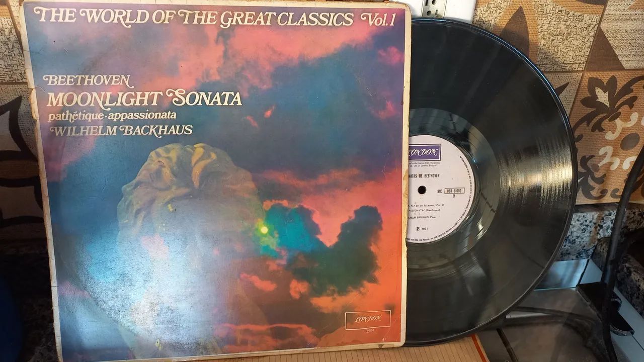 Disco de Vinil - Beethoven - Moonlight Sonata - Foto 3