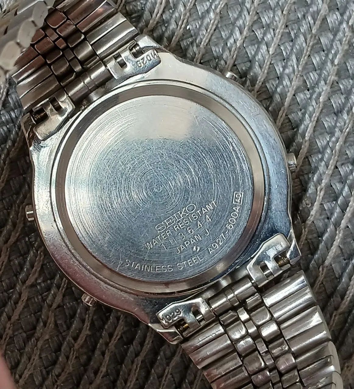 Raro Relógio antigo japonês Seiko SQ Chronograph digital anos 80  - Foto 5