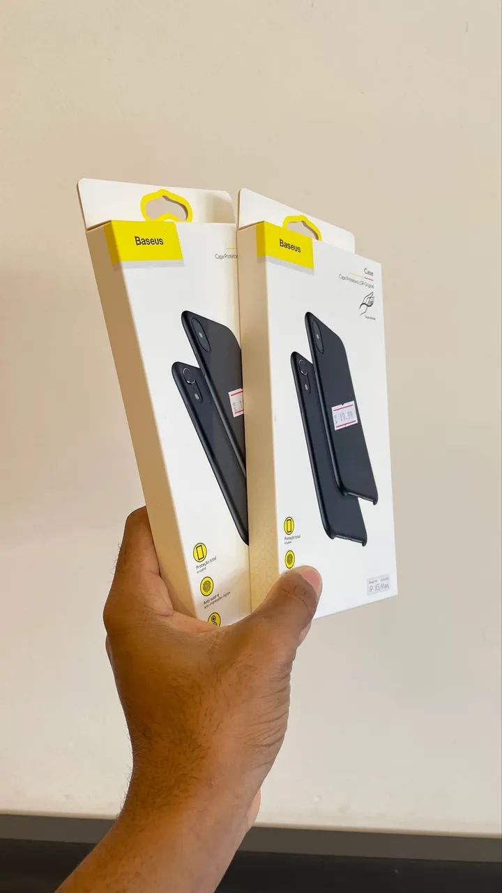CAPA ORIGINAL BASEUS IPHONE XS MAX PRETA CASE
