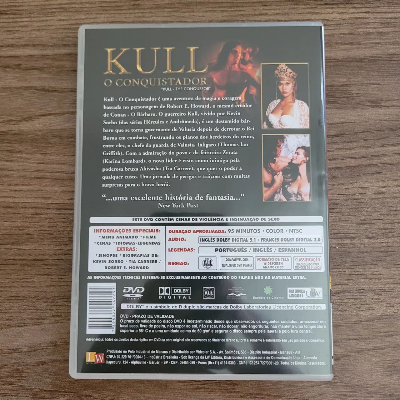 Kull, o Conquistador - DVD - Kevin Sorbo - 1997 - Foto 5