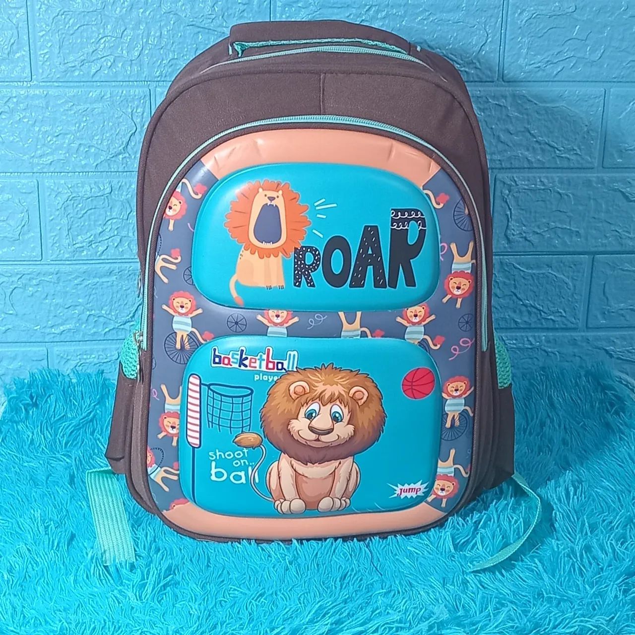 Mochila Infantil Leão Roar - Perfeita para a Escola!