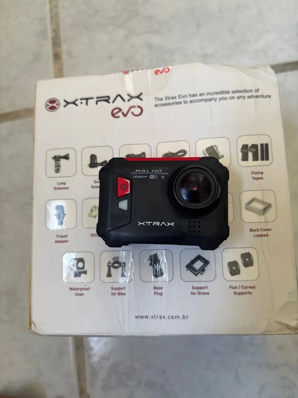 Câmera xtrax evo(Ler a descrição)