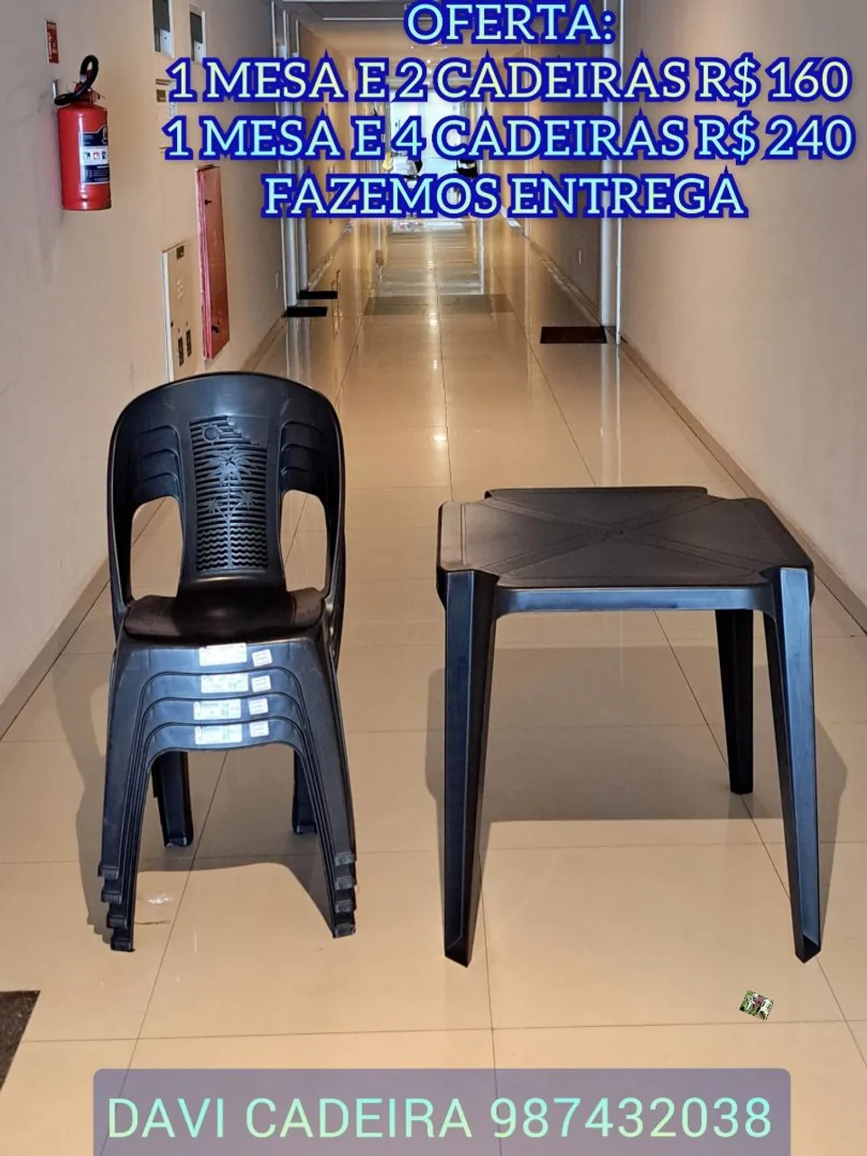 MESA VIGOR YX PLASTICO DB D ENTREGO HOJE