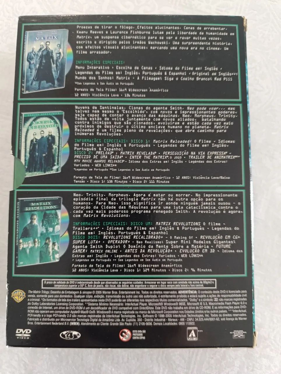 Box DVD Trilogia Matrix  - Foto 2