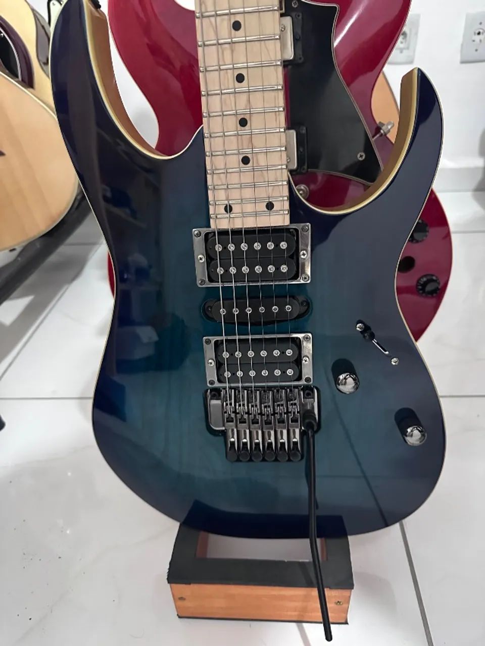 Guitarra Ibanez RG370AHMZ BMT | HSH | Blue Moon Burst