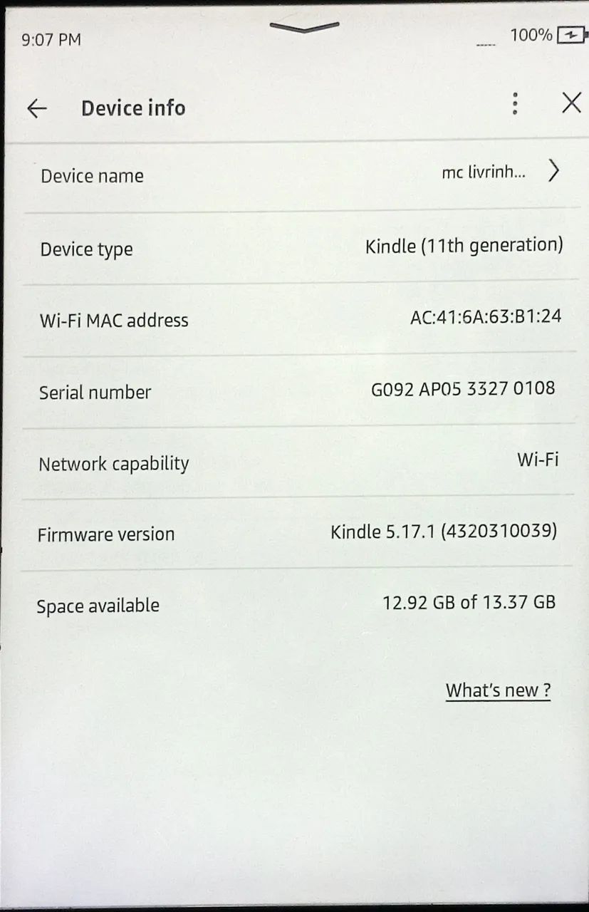 Kindle 11 geração 64297079906689122