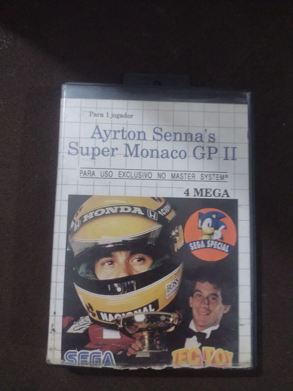 Porte-clés Super Monaco GP 2 - Sega Mega Drive Avec Ayrton Senna - Collection Rétro