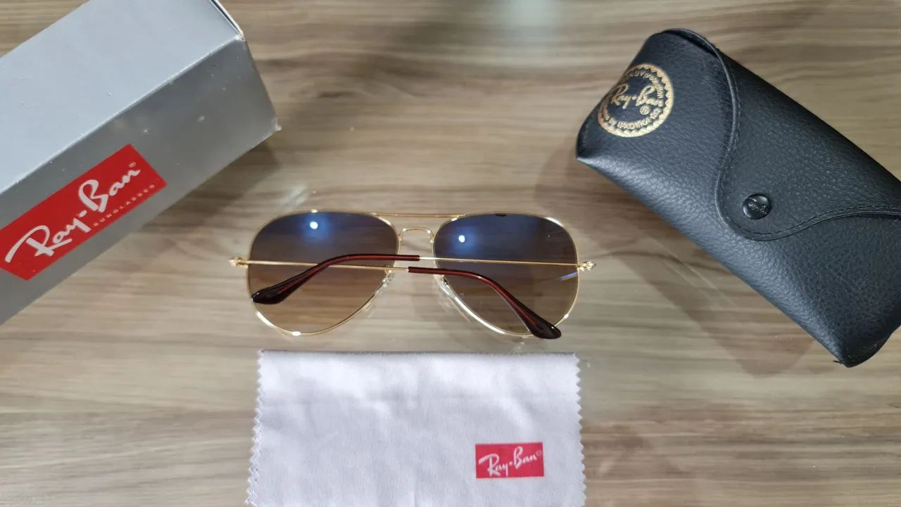 Óculos de Sol Ray-Ban Aviator Original - Foto 3
