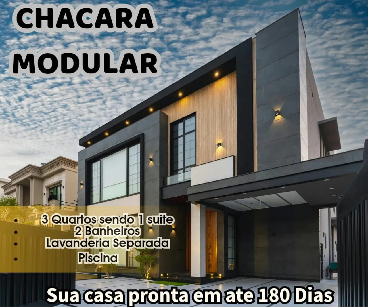 Chacara Modula, Sua chacara completa em 180 Dias - Igaratá - SP