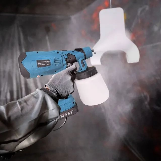 Pistola de Pintura e Pulverizadora Portátil  Recarregável - Foto 2