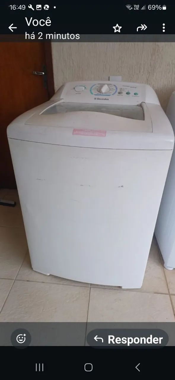 Máquina de Lavar Electrolux