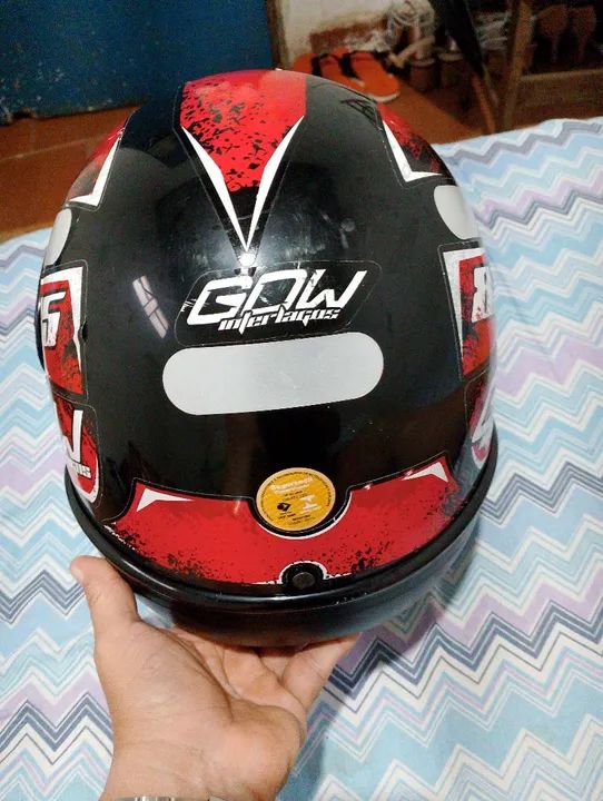 Capacete semi novo . - Foto 3