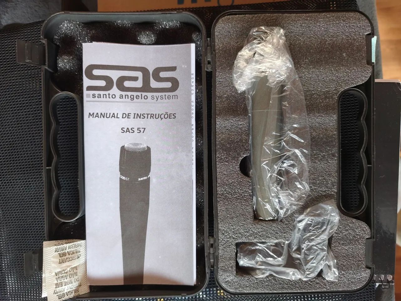 Microfone Santo Ângelo Sas 57 Dinâmico - Cardióide - Foto 2