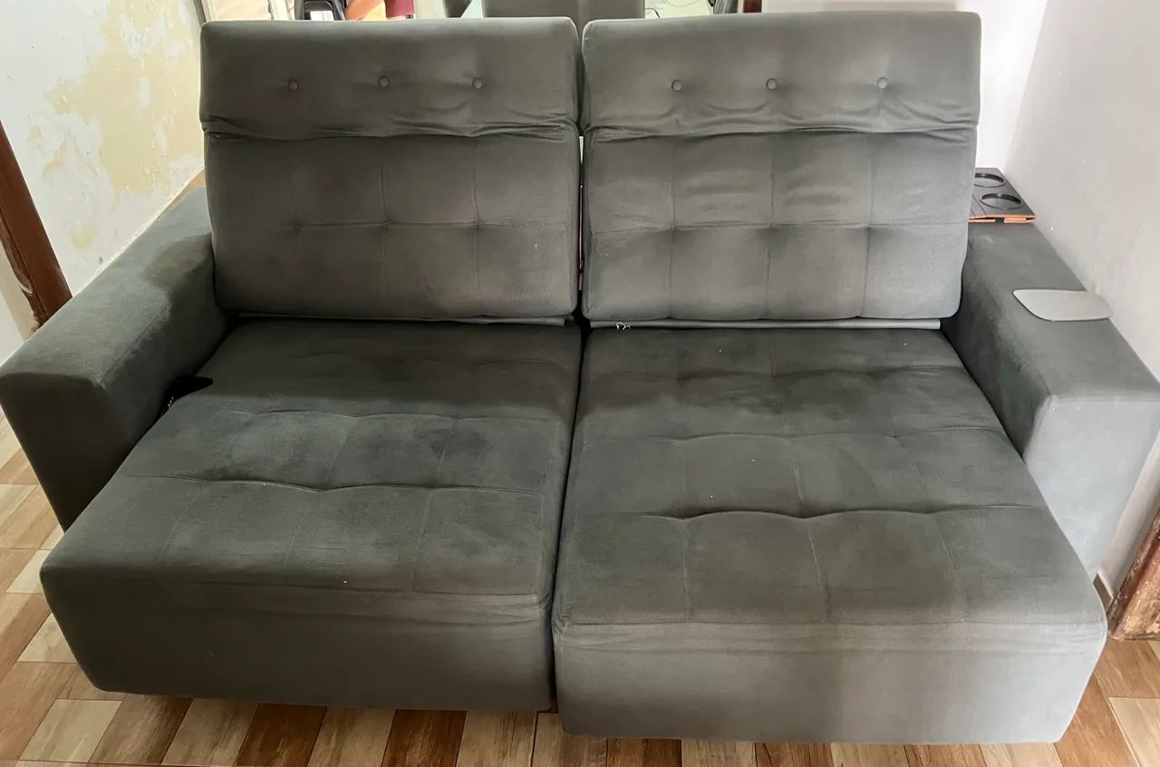Sofá 3 lugar reclinável 64861552512643120