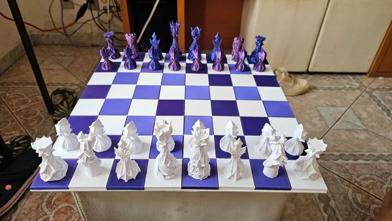 Jogo de Xadrez Personalizavel 