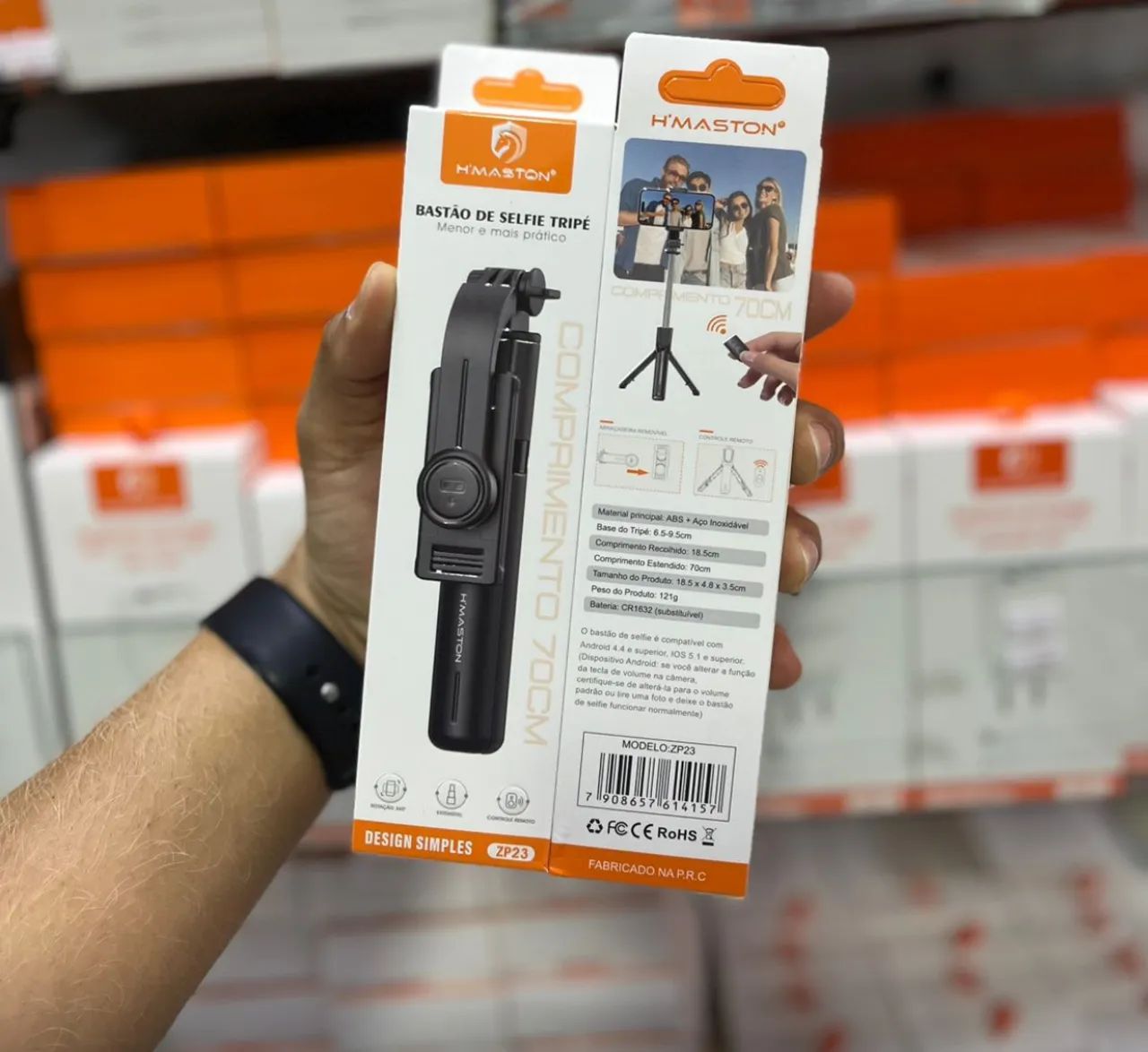 Bastão self tripé sem fio - ENTREGA A DOMICÍLIO 