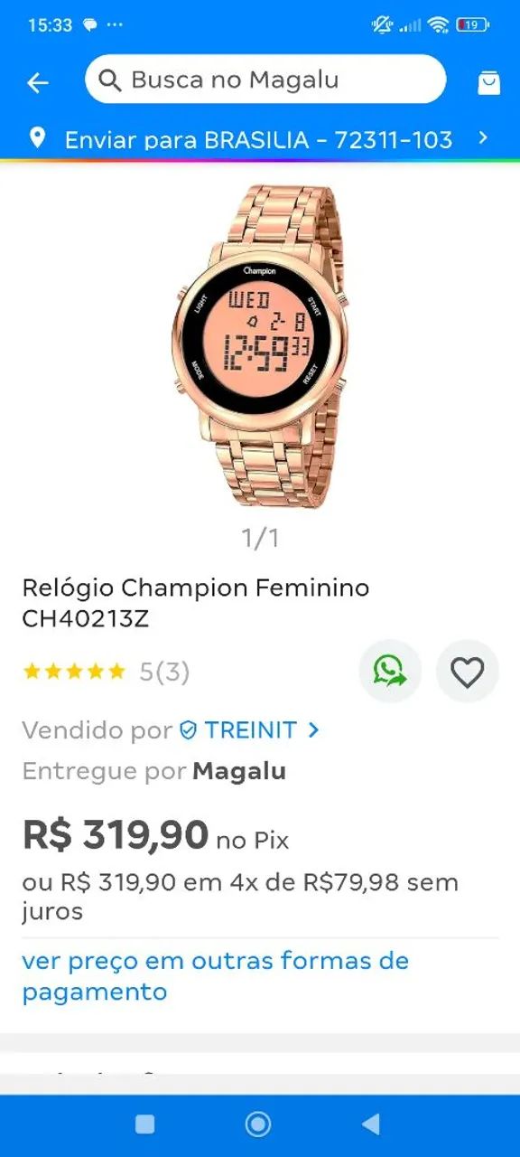 Relógio Champion Feminino CH40213Z