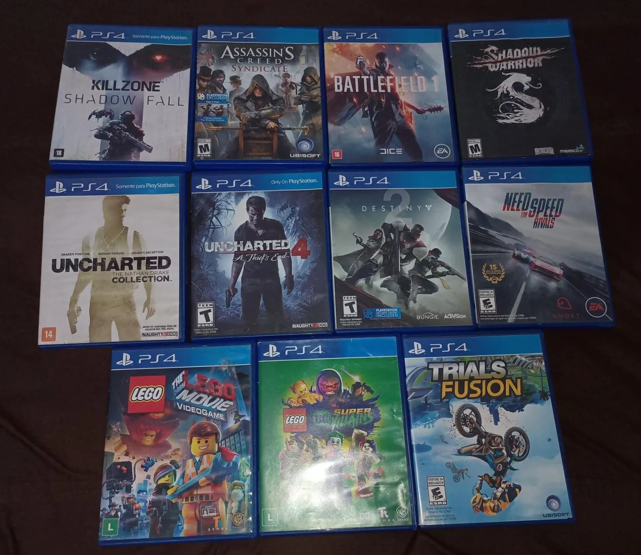 Coleção de Jogos PS4 - Diversão Garantida!