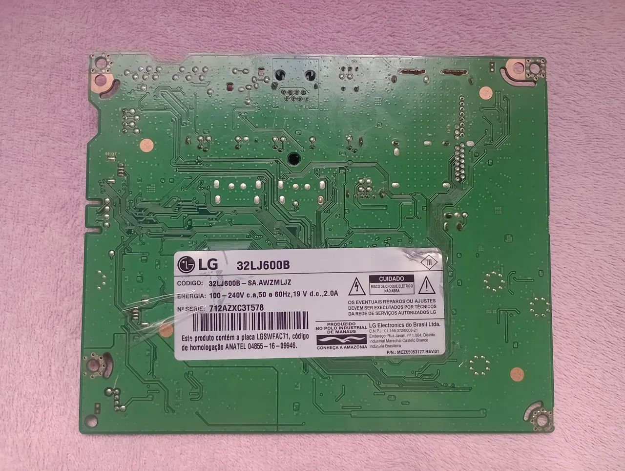 Placa da TV LG 32lj600b - Foto 2