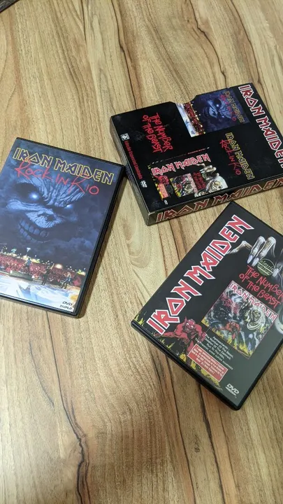 Box do Iron Maiden em perfeito estado
