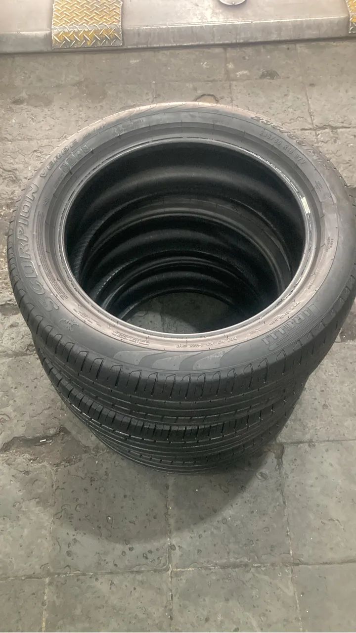 2-Pneus 235/50/18 Pireli Scorpion Verde Run Flat USADO - Foto 6