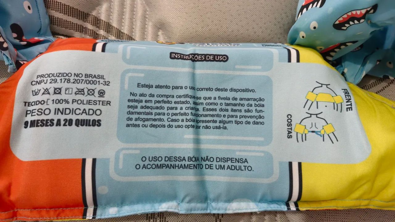 Boia de braço infantil - Monstros divertidos, marca peixote - Foto 6